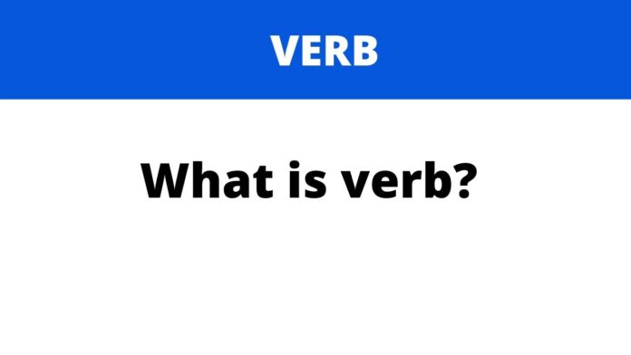 definition of verb