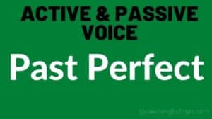 past perfect tense passive voice examples