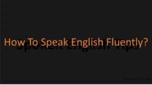 how to speak english