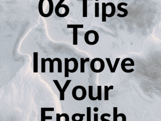6 tips to improve english