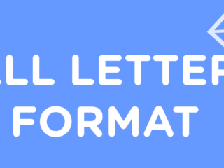 All letter format