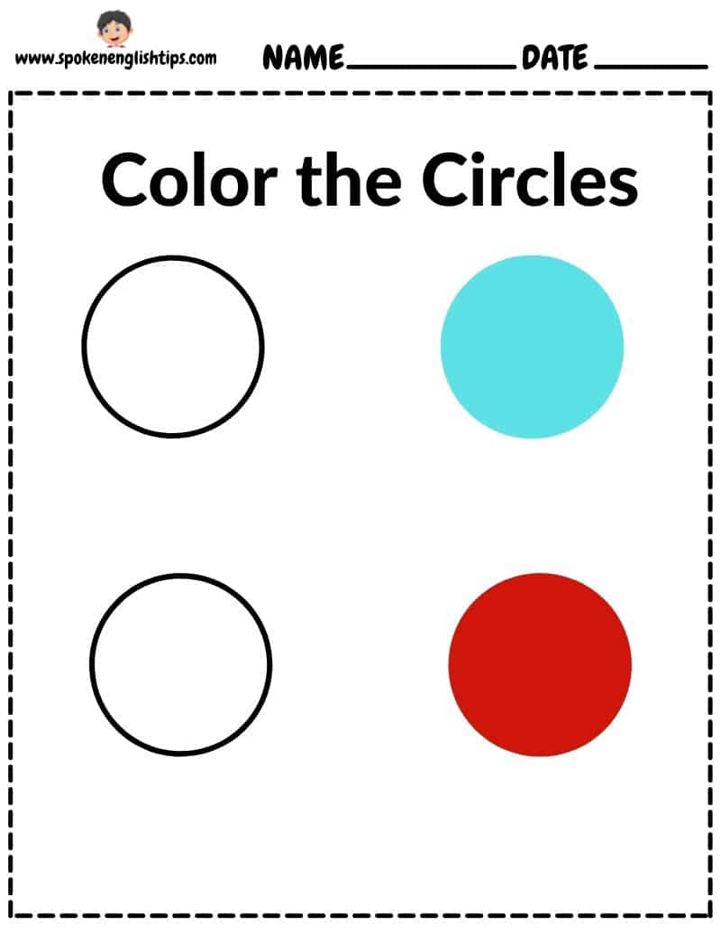 Circle Worksheets For Preschool
