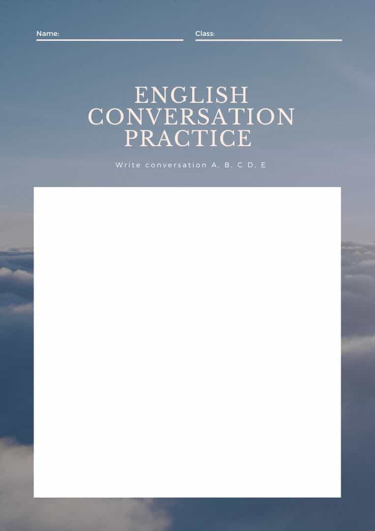 Do you speak English? conversation practice with Excercise worksheets