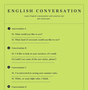 English conversation practice