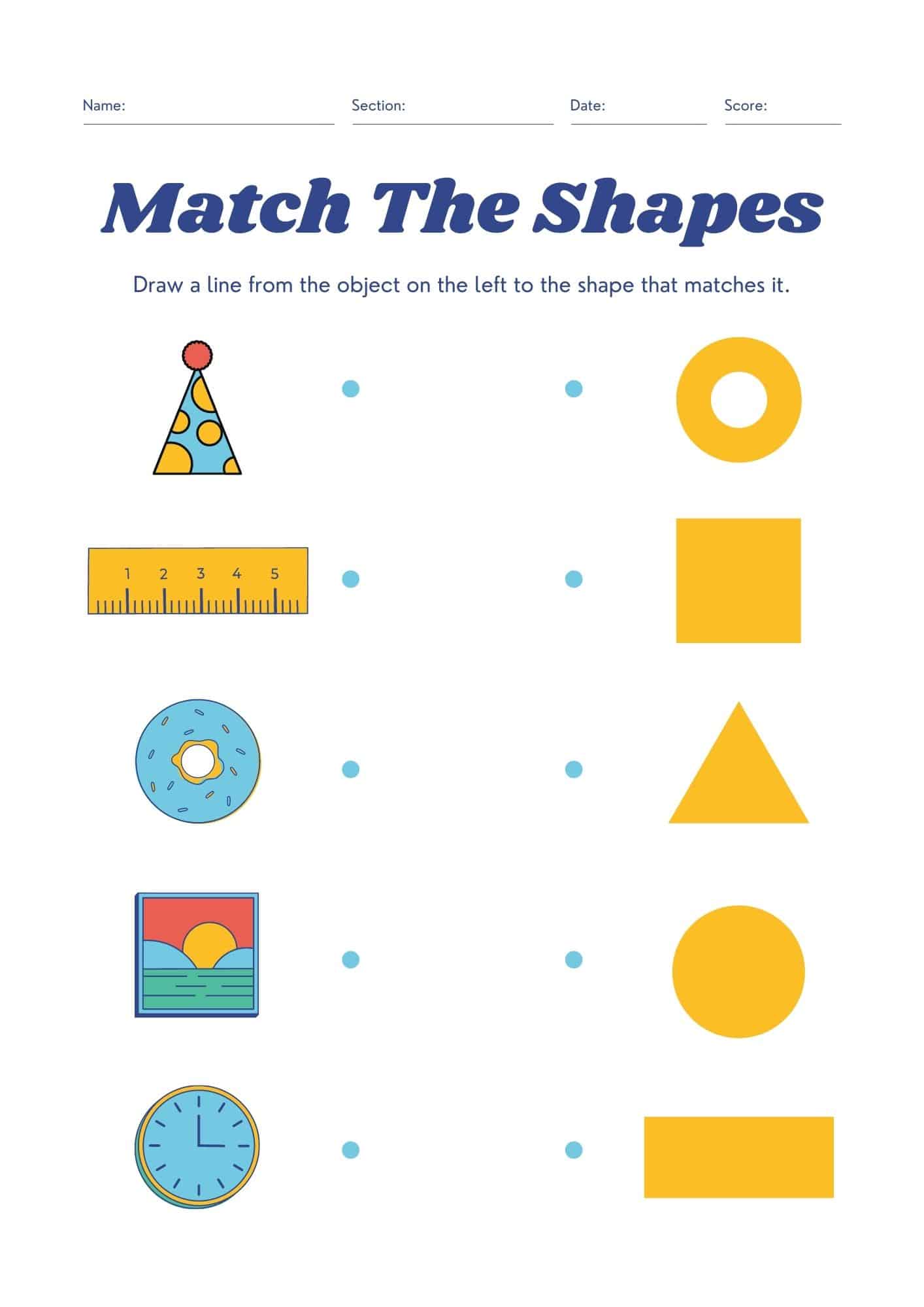 Rectangle Shape Activities Free Worksheets Printable For Kindergarten