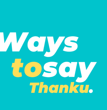 Ways to say thank you