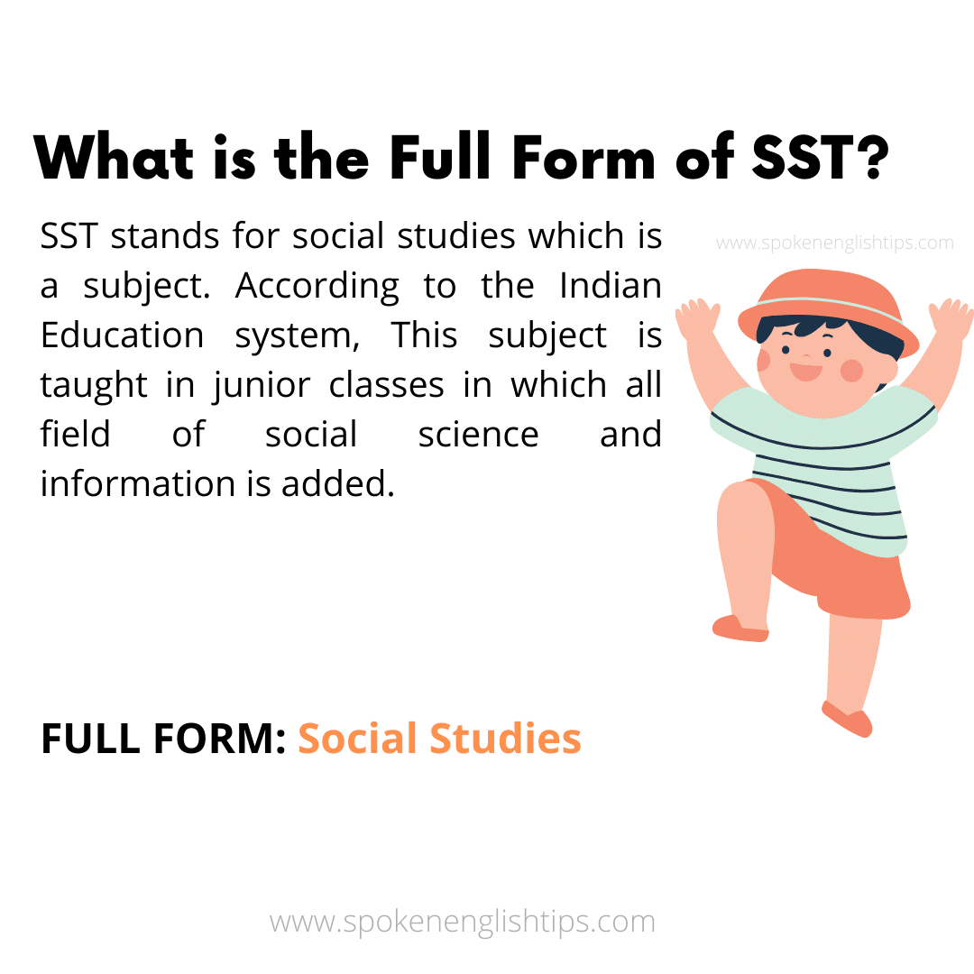 Full-Form of SST: What is the Full form of SST