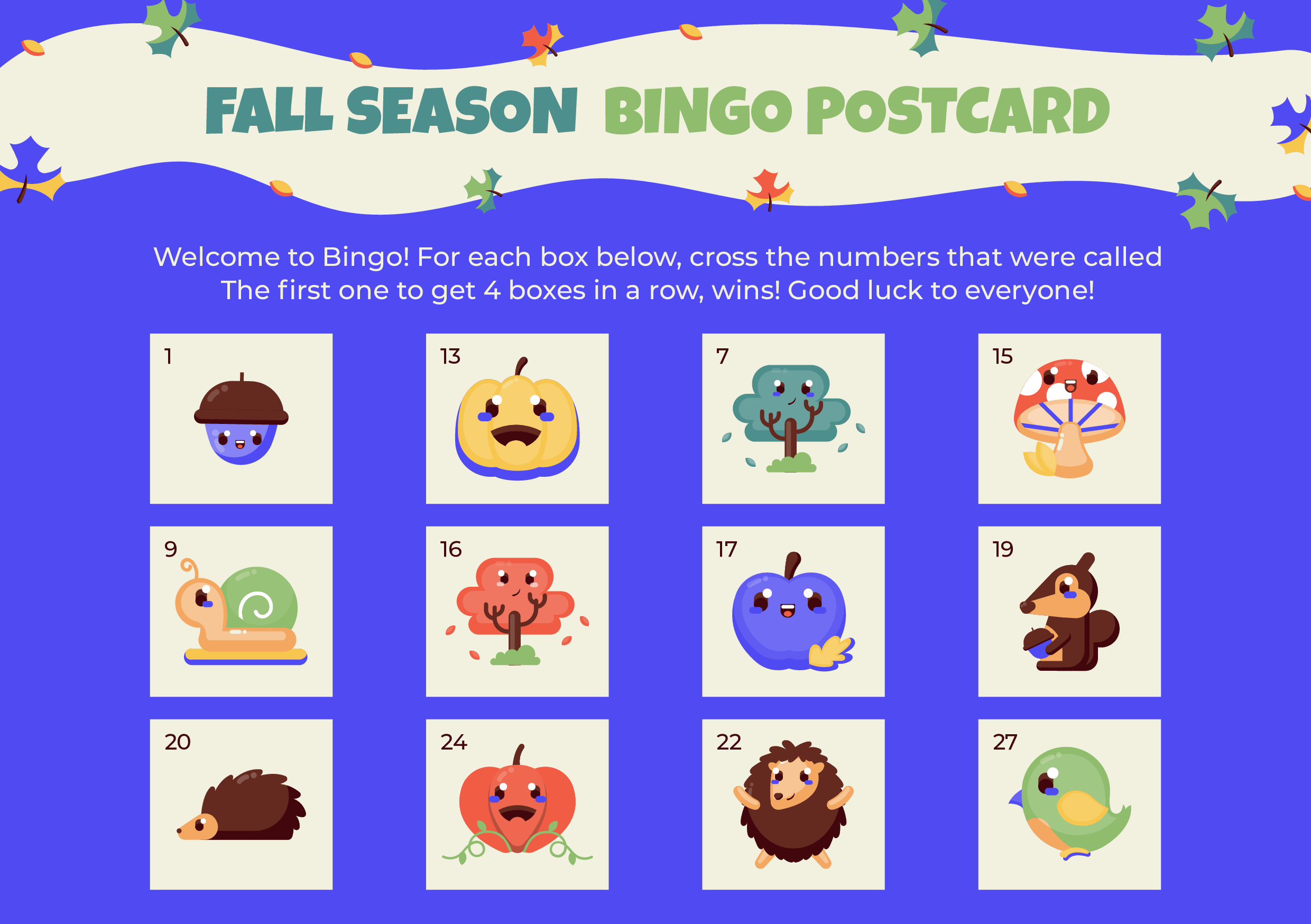 Preschool Fall Worksheets