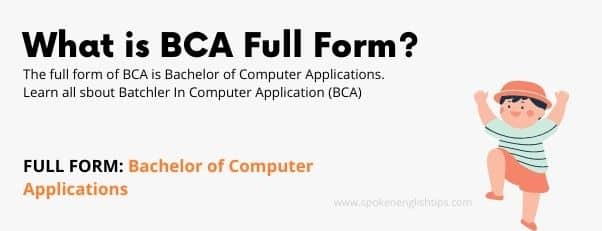 BCA FULL FORM