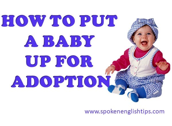 how to put a baby up for adoption