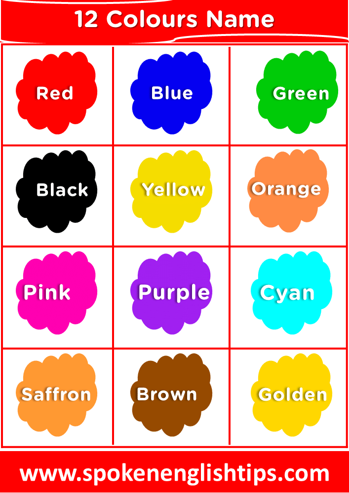 Colour name with image