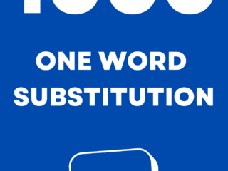 one word substitution list