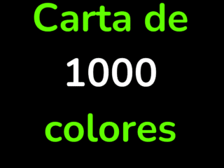 Carta de 1000 colores