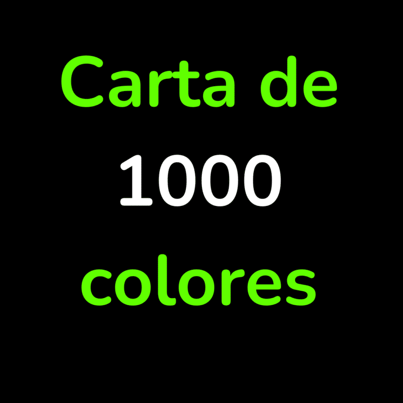 Carta de 1000 colores