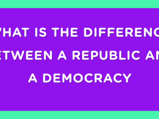 What is the difference between a republic and a democracy