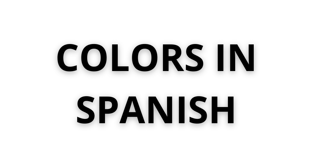 colors in spanish