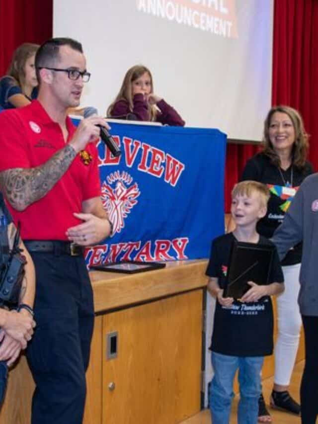 Schoolboy, 8, hailed a hero after saving classmate