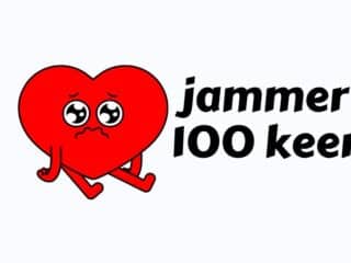 jammer 100 keer