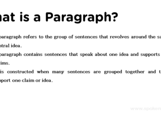 organizing sentences around a central idea creates a an