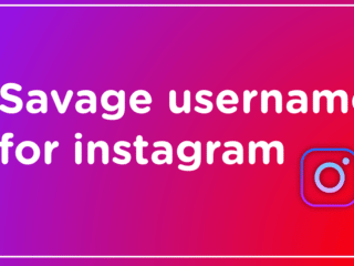 savage usernames for instagram