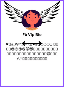 Facebook Vip Account Bio
