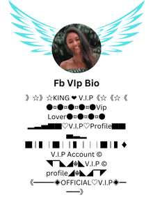 Facebook Colourful Vip Bio
