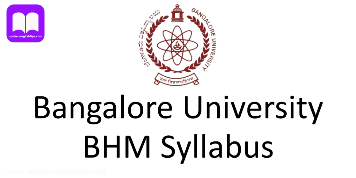 Bangalore University BHM Syllabus