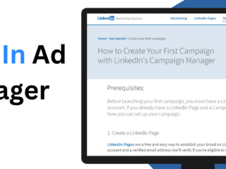 How does LinkedIn campaign manager work