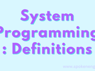 System Programming