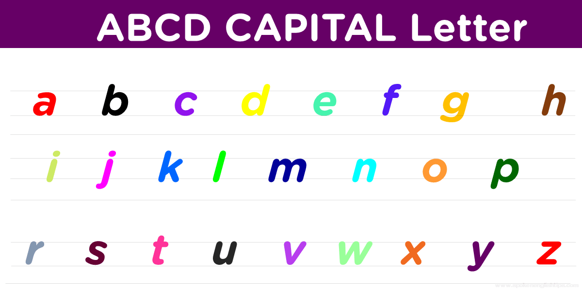 Abcd Small Letters A To Z ( August 2024)