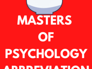 Masters of psychology abbreviation