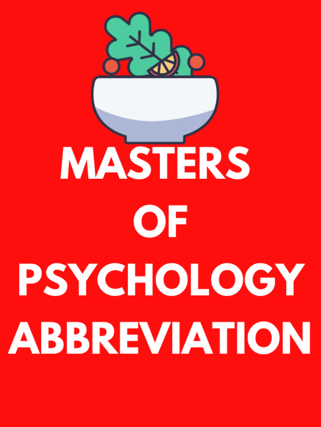 Masters of psychology abbreviation