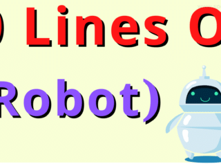 10 lines on Robot in English
