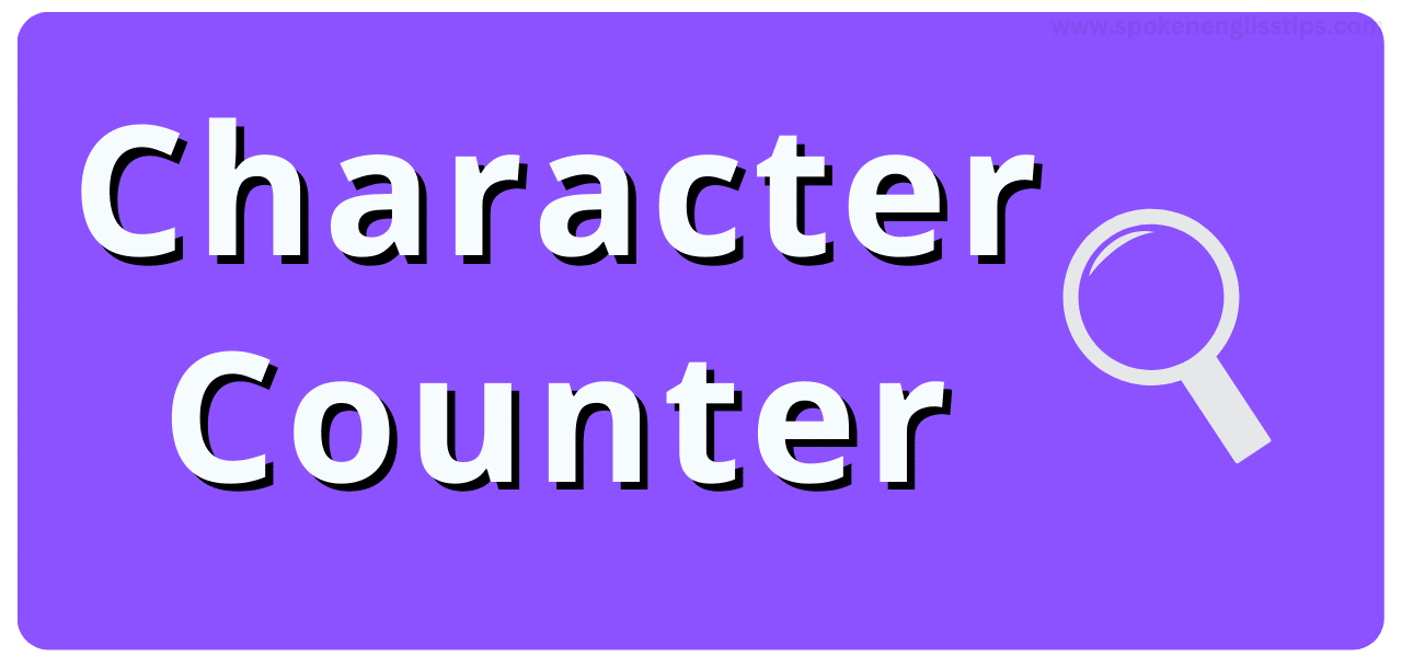 Character counter