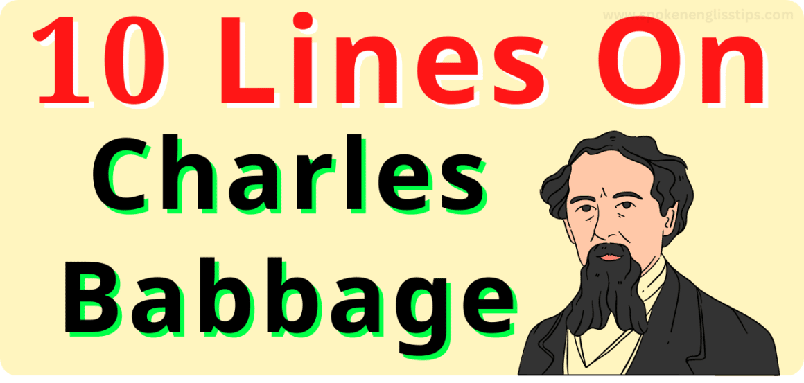 10 lines on charles babbage