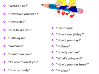 Different Ways to Say Hello