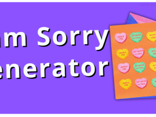 Apology Text Generator