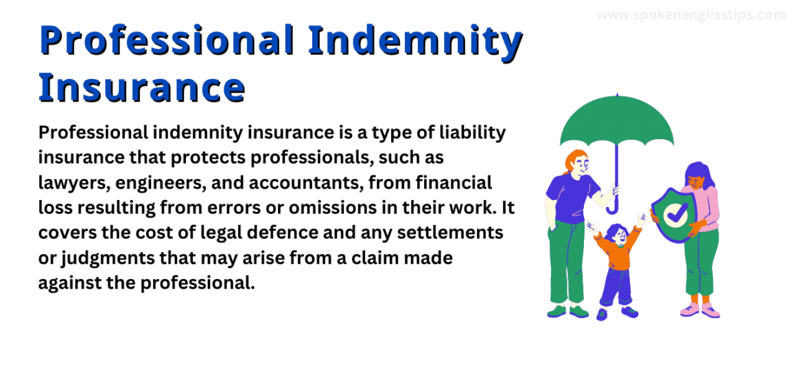 What Is The Meaning Of Professional Indemnity Insurance