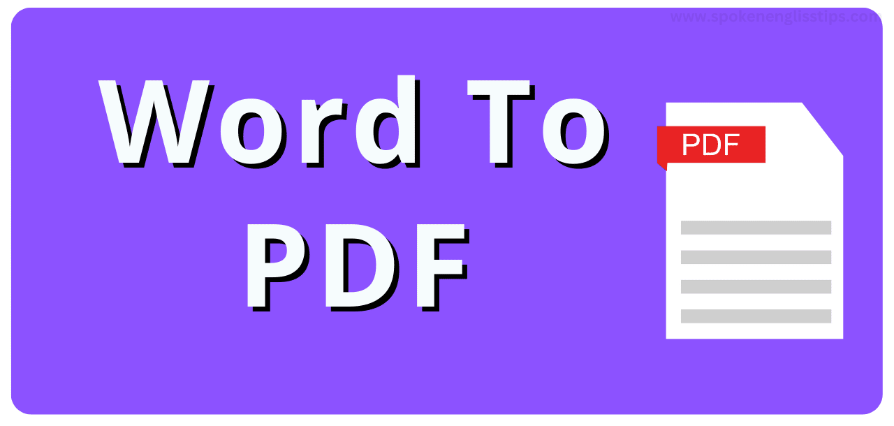 Word To PDF