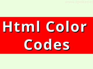 html color codes
