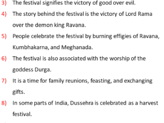 10 Lines On Dussehra