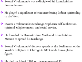 10 Lines On Swami Vivekanand