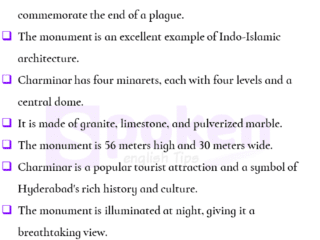 10 lines on Charminar