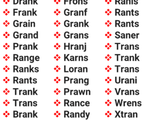 5 letter word with ran