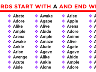 Five Letter Words Start With A And End With E