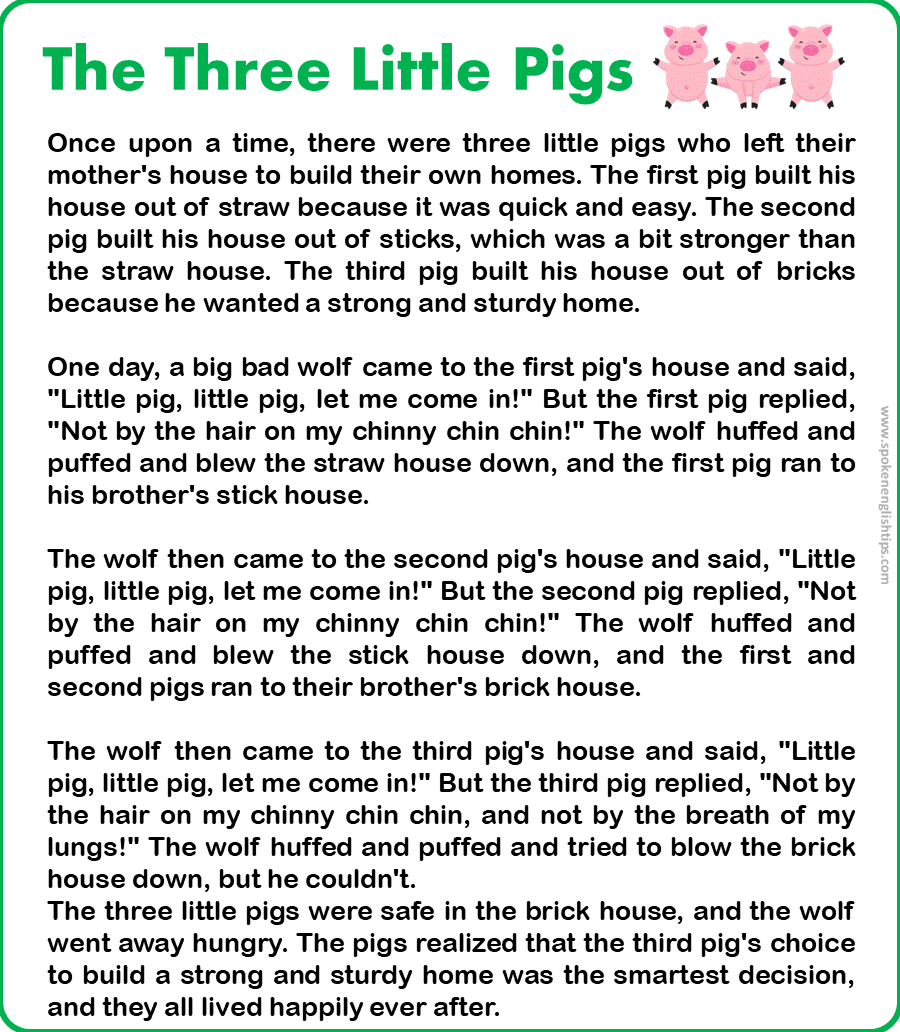 The Three Little Pigs
