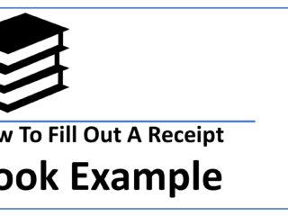 how to fill out a receipt book example