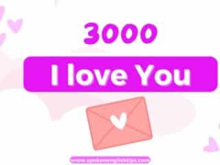 i love you 3000 copy and paste