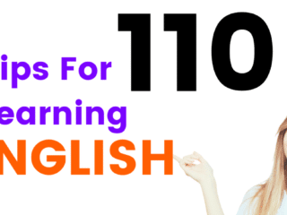 110 tips for learning english