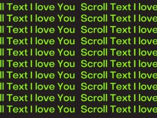 I Love You Scroll Text Copy and Paste